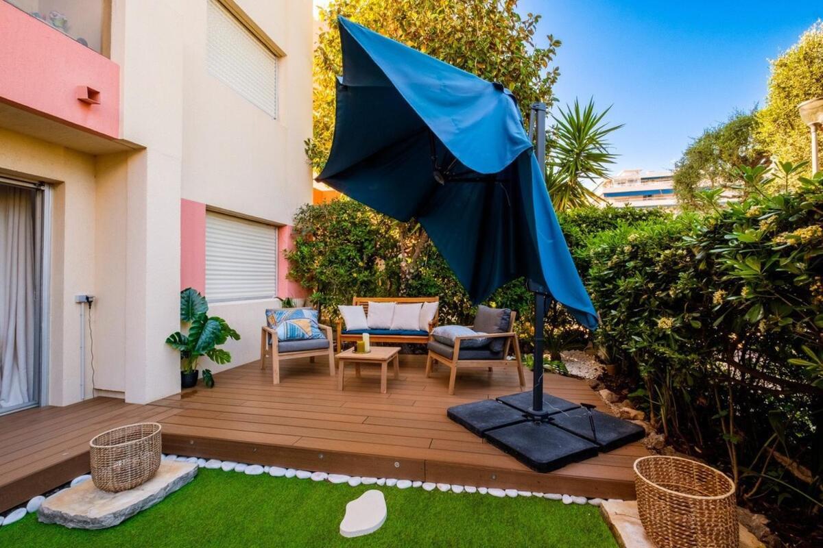 شقة Le Riviera ~ Jardin ~ Parking ~ Climatisation كانيو سور مير المظهر الخارجي الصورة